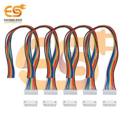 9 Pin XH JST Wire Connector 2.5mm Pitch Male and Female Pair 2515 Pack of 5 Pair